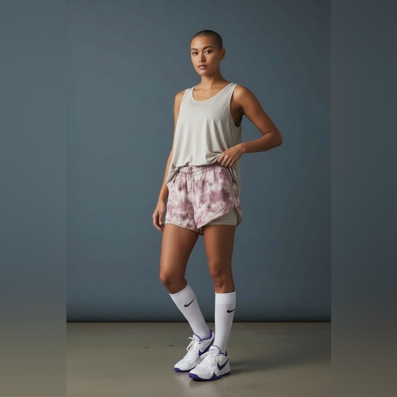 90 Degree By Reflex Pants - 90 Degree By Reflex Lavender Shorts